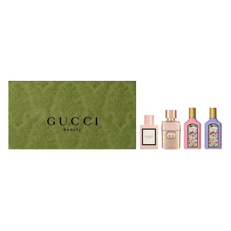 coffret gucci miniature|Gucci perfume discovery kit.